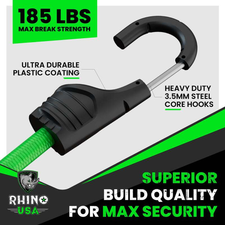 Rhino USA 28Pc Bungee Cord Assortment - Bull Strap