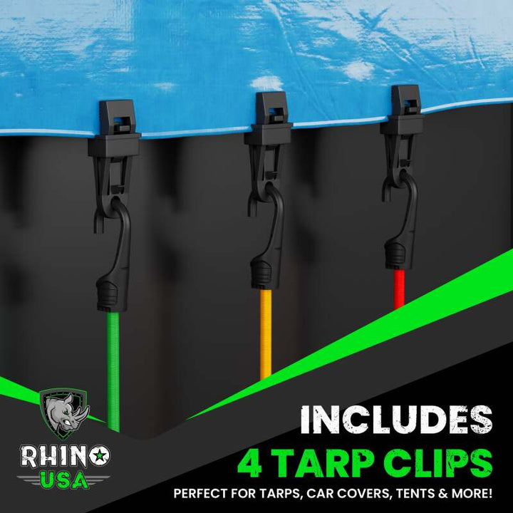 Rhino USA 28Pc Bungee Cord Assortment - Bull Strap