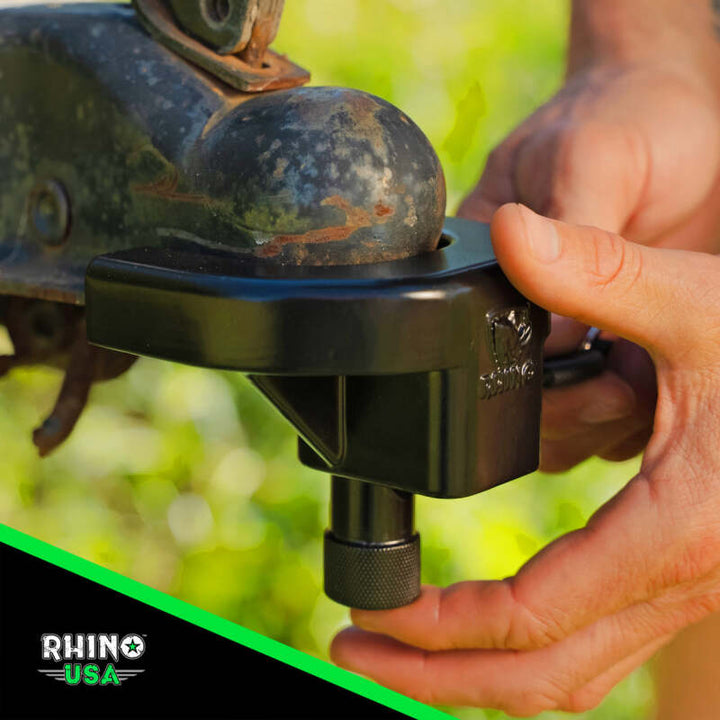 Rhino USA 2In Trailer Coupler Hd Lock Kit-2-Piece - Bull Strap