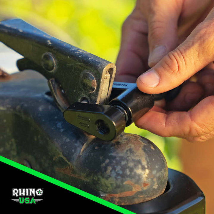 Rhino USA 2In Trailer Coupler Hd Lock Kit-2-Piece - Bull Strap