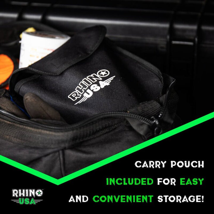 Rhino USA Folding Recovery Shovel W/Pick - Bull Strap
