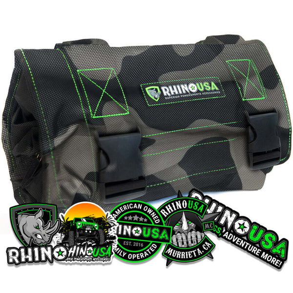 Rhino USA Heavy Duty Off-Road Tool Bag/Roll Camo - Bull Strap