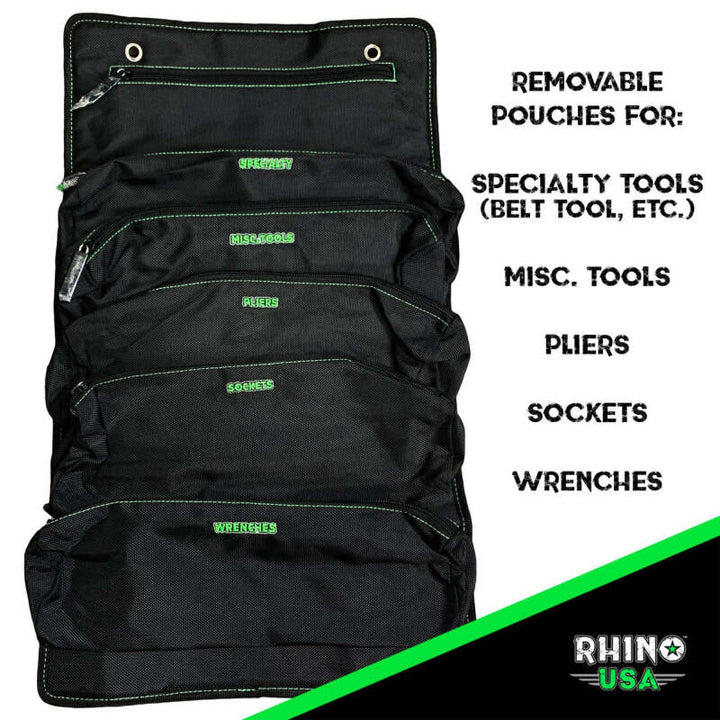 Rhino USA Heavy Duty Off-Road Tool Bag/Roll Camo - Bull Strap