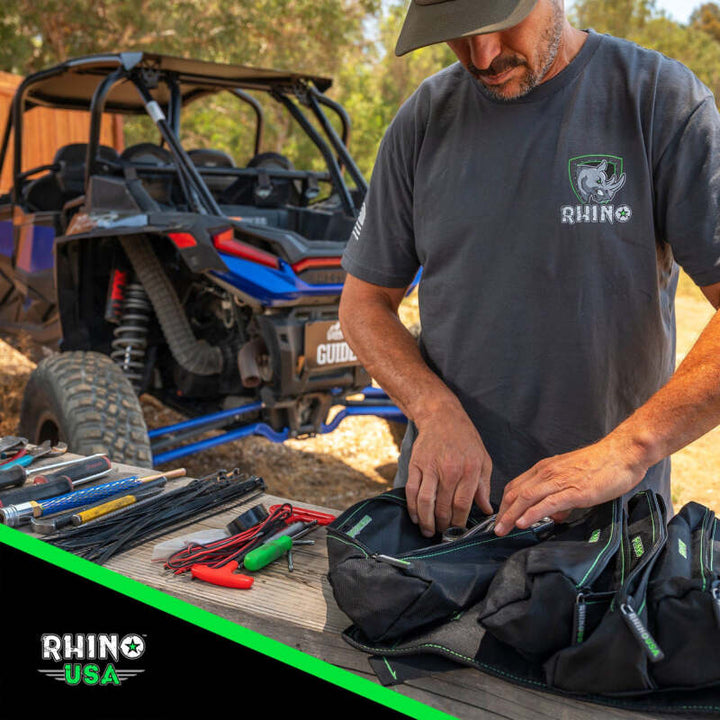 Rhino USA Heavy Duty Off-Road Tool Bag/Roll Camo - Bull Strap