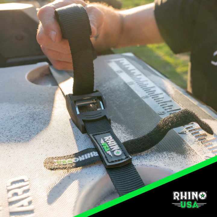 Rhino USA Lashing Straps 1In X 12Ft - Set Of 4 - Bull Strap