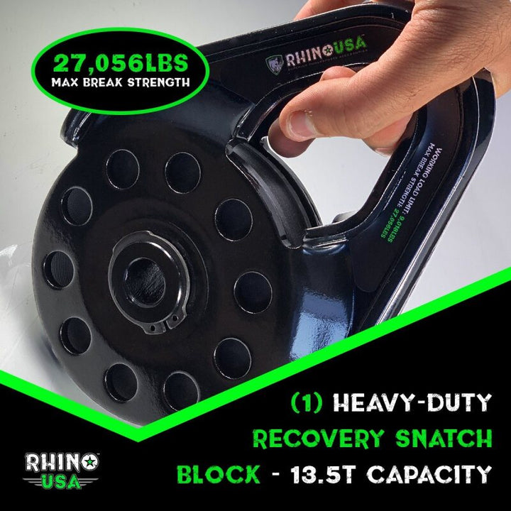Rhino USA Snatch Block - Bull Strap