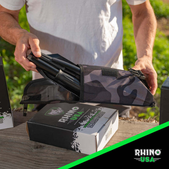 Rhino USA Straight Handle Recovery Shovel W/Pick - Bull Strap