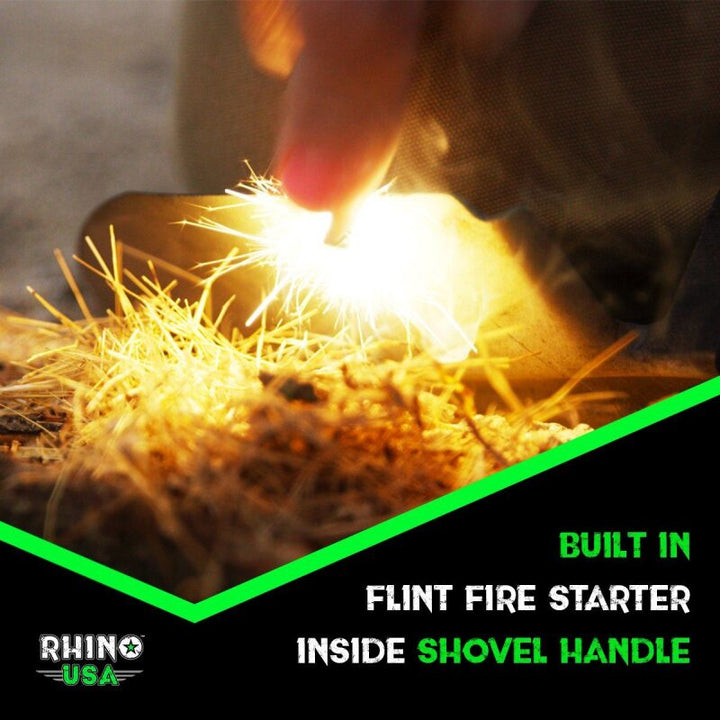 Rhino USA Ultimate Survival Shovel - Bull Strap