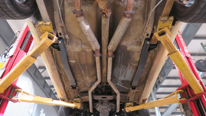 Ridetech 67-69 Camaro Bolt-In Subframe Connectors - Bull Strap