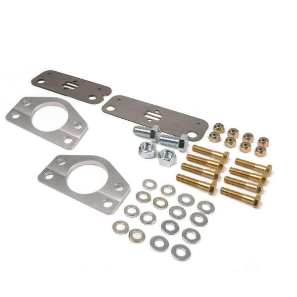 Ridetech 67-70 Ford Mustang 4 Hole Ball Joint Wedge Plates Pair - Bull Strap