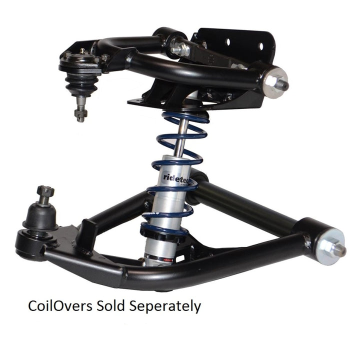 Ridetech 73-87 Chevy C10 Front StrongArm Control Arms Uppers and Lowers for use with CoilOvers - Bull Strap