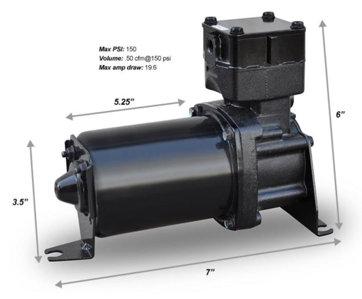 Ridetech Air Compressor 309 Model Thomas - Bull Strap