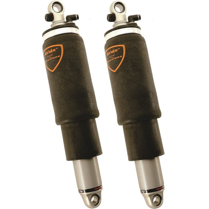 Ridetech HQ Series Rear ShockWaves 5in Travel 4in dia Rolling Sleeve .625 Bearing/.625 Bearing - Bull Strap