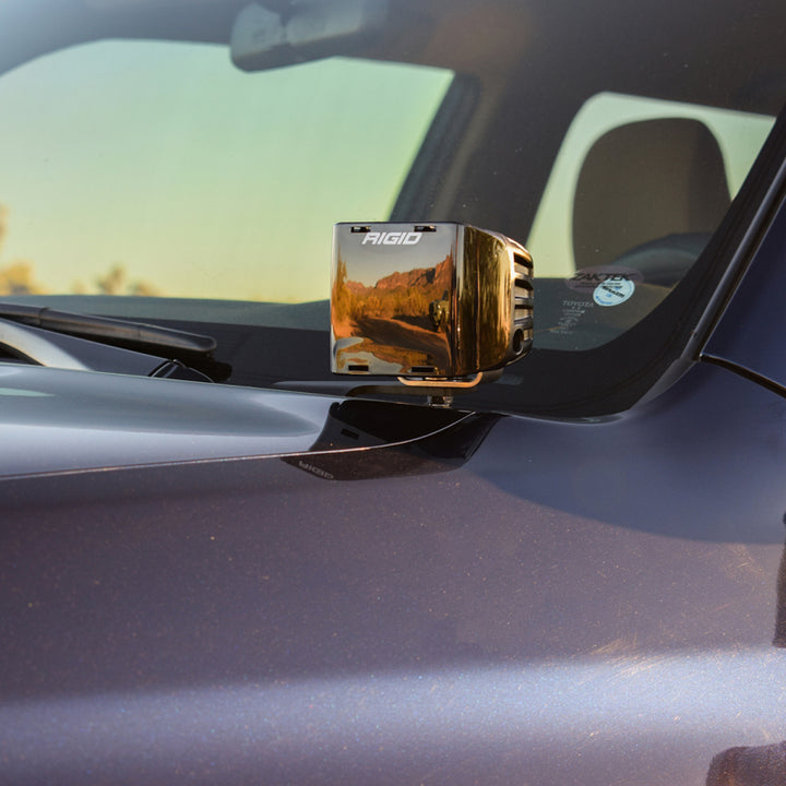 Rigid Industries 10-20 Toyota 4Runner A-Pillar Light Kit w/D-SS Flood - Bull Strap