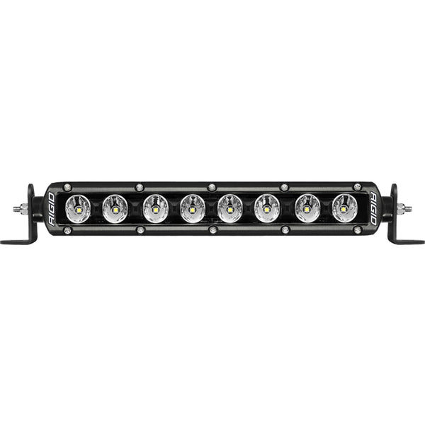 Rigid Industries 10in Radiance Plus SR-Series Single Row LED Light Bar with 8 Backlight Options - Bull Strap