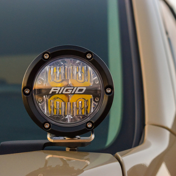 Rigid Industries 14-20 Toyota Tundra A-Pillar Mount (Fits 360-Series, D-Series, D-SS) - Bull Strap