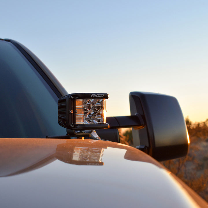 Rigid Industries 14-20 Toyota Tundra A-Pillar Mount (Fits 360-Series, D-Series, D-SS) - Bull Strap