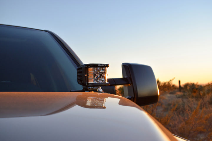 Rigid Industries 14-20 Toyota Tundra A-Pillar Mount (Fits 360-Series, D-Series, D-SS) - Bull Strap