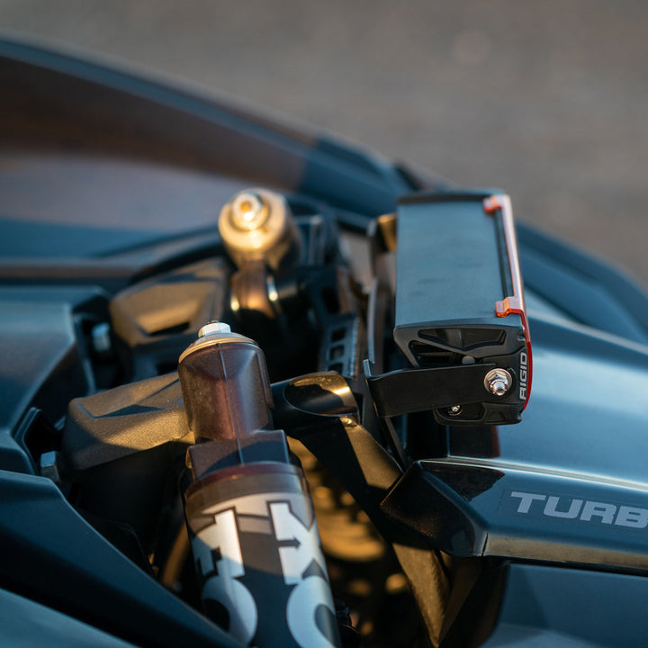 Rigid Industries 2017+ Can-Am Maveric X3 Revolve 10in Light Bar Kit - Bull Strap