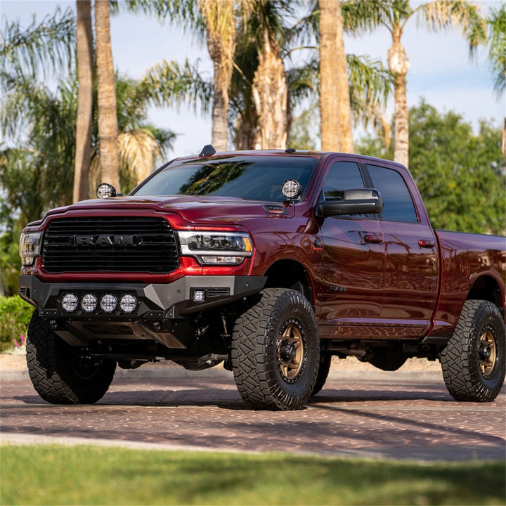 Rigid Industries 2019+ Dodge Ram 2500/3500 A-Pillar LED Light Mounts - Bull Strap