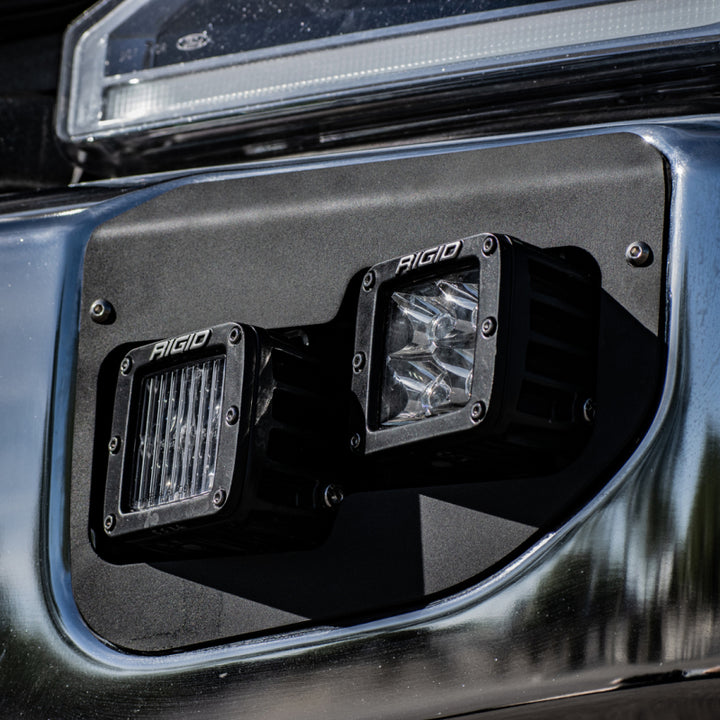 Rigid Industries 2020+ Ford Super Duty Dual Fog Kit - Bull Strap