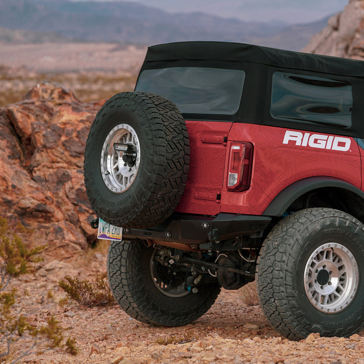 Rigid Industries 2021+ Ford Bronco Rear Chase Pod Light Kit - Bull Strap