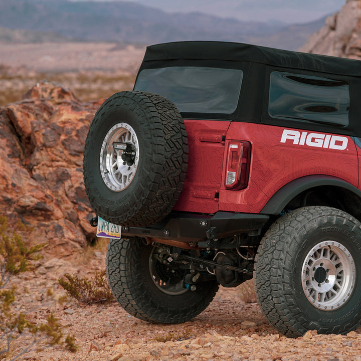 Rigid Industries 2021+ Ford Bronco Rear Chase Pod Light Kit - Bull Strap
