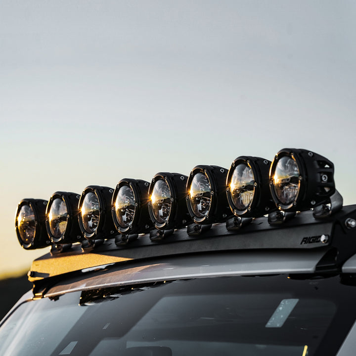 Rigid Industries 2021+ Ford Roof Pod Mount - fits 8 RIGID 4in 360-Series lights - Bull Strap