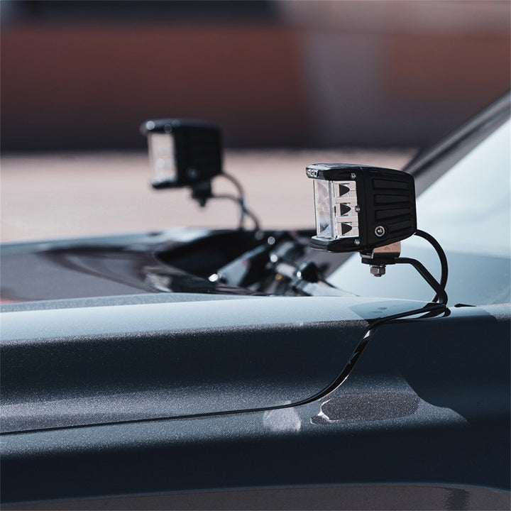 Rigid Industries 2022 Toyota Tundra - A-Pillar Mount Set of 2 Brackets - Bull Strap