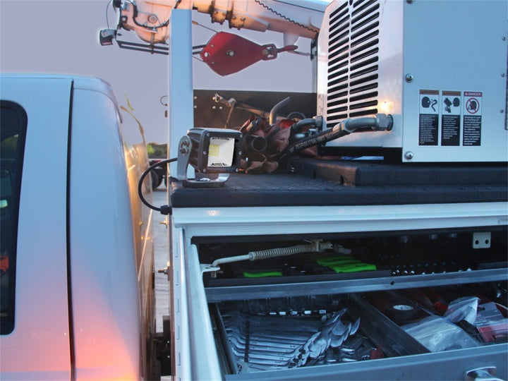 Rigid Industries 2x2 115 Degree DC Scene Light - Black - Bull Strap