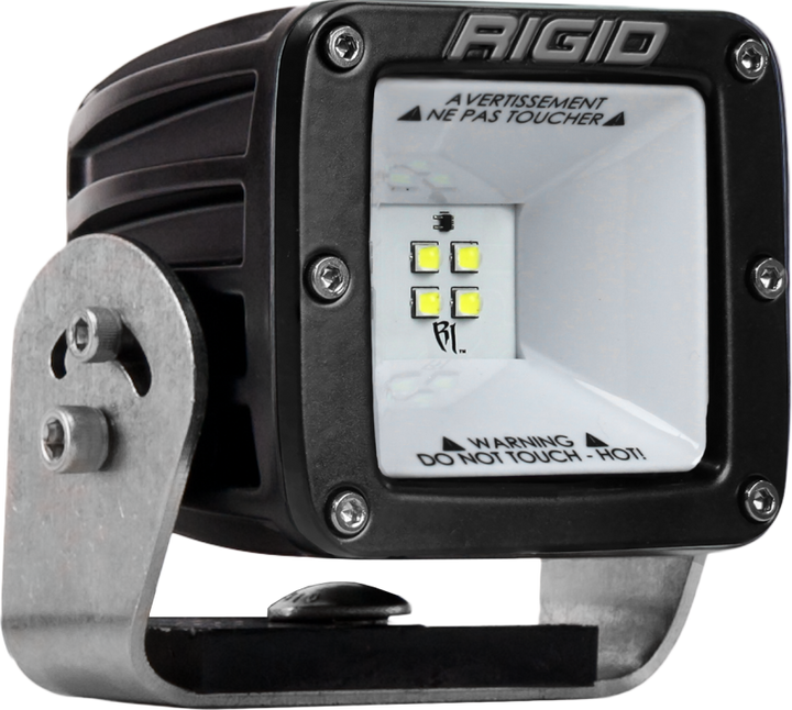 Rigid Industries 2x2 115 Degree DC Scene Light - Black - Bull Strap