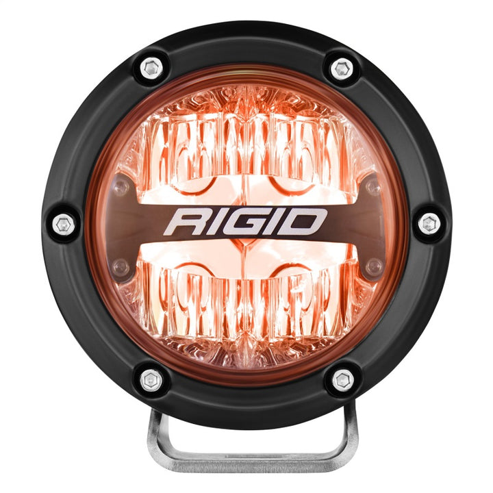 Rigid Industries 360-Series 4in LED Off-Road Drive Beam - RGBW (Pair) - Bull Strap