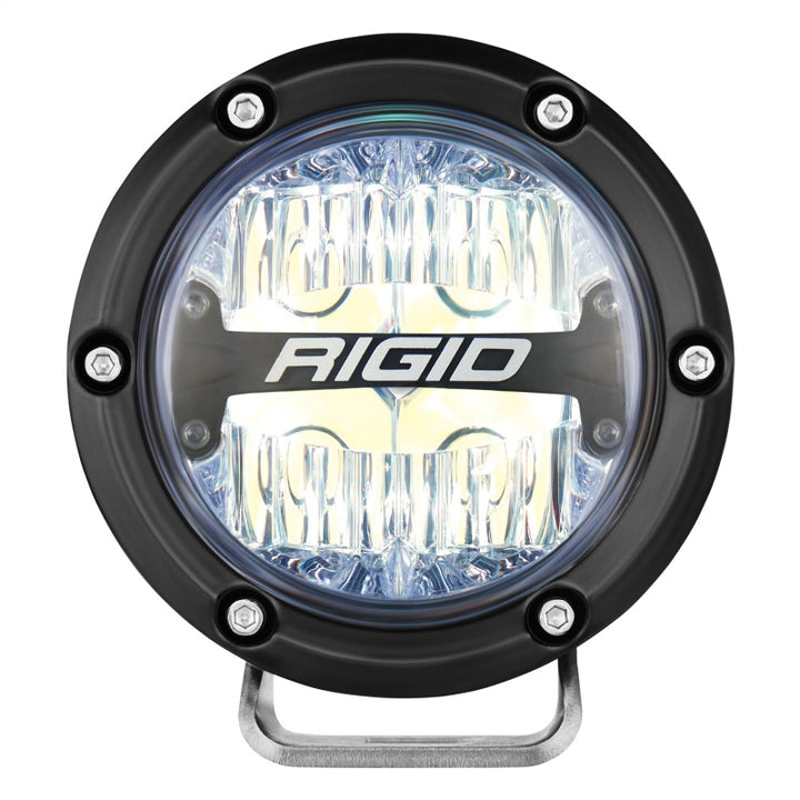 Rigid Industries 360-Series 4in LED Off-Road Drive Beam - RGBW (Pair) - Bull Strap