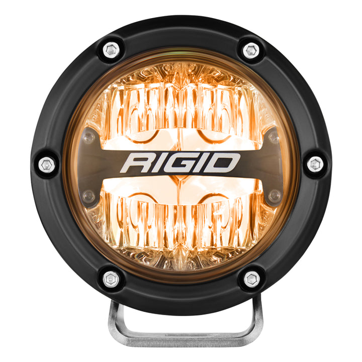 Rigid Industries 360-Series 4in LED Off-Road Drive Beam - RGBW (Pair) - Bull Strap