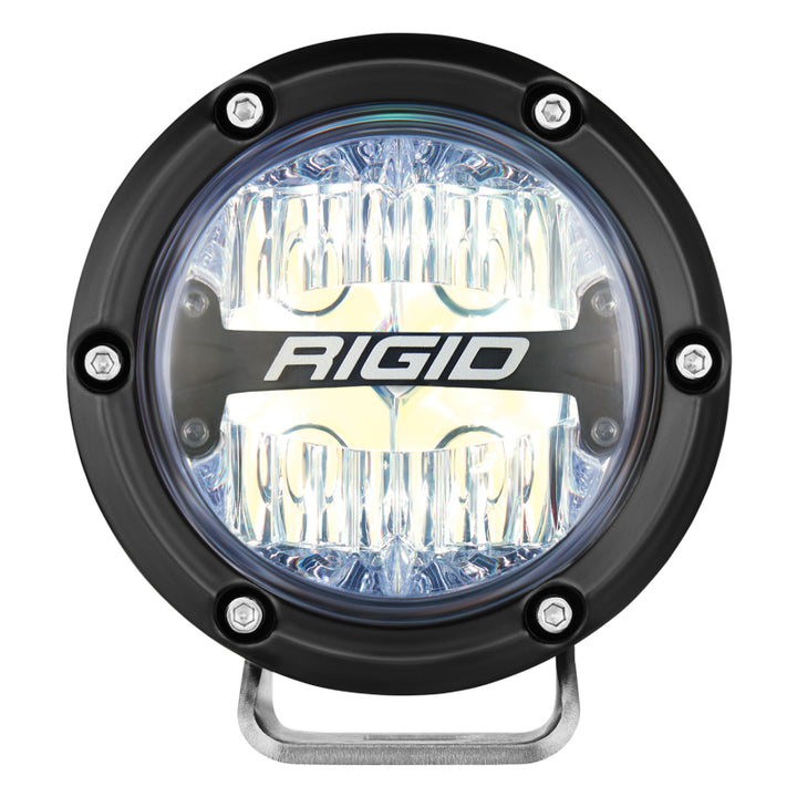 Rigid Industries 360-Series 4in LED Off-Road Drive Beam - RGBW (Pair) - Bull Strap