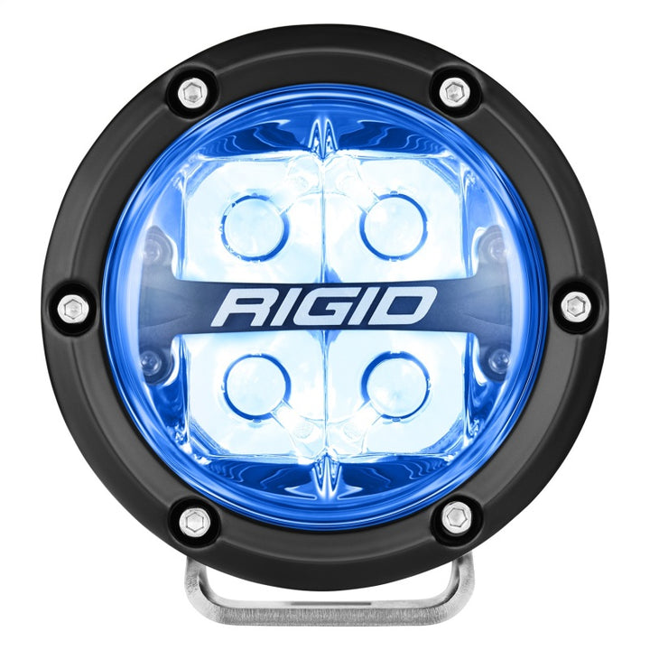 Rigid Industries 360-Series 4in LED Off-Road Spot Beam - RGBW (Pair) - Bull Strap
