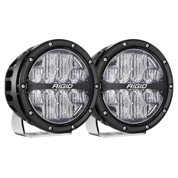 Rigid Industries 360-Series 6in LED Off-Road Drive Beam - RGBW (Pair) - Bull Strap