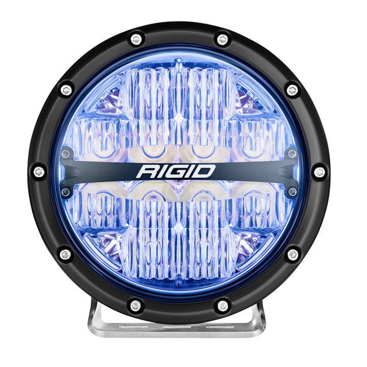 Rigid Industries 360-Series 6in LED Off-Road Drive Beam - RGBW (Pair) - Bull Strap