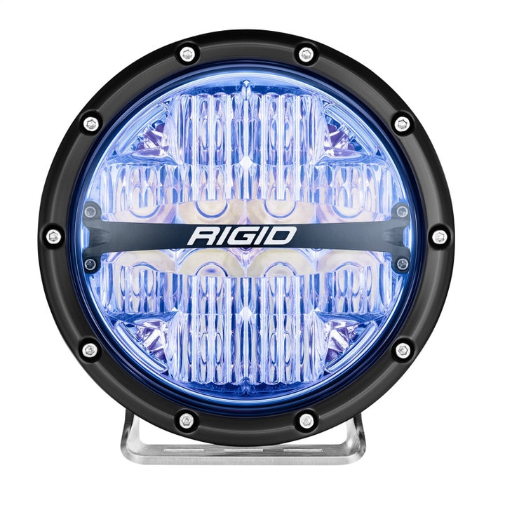 Rigid Industries 360-Series 6in LED Off-Road Drive Beam - RGBW (Pair) - Bull Strap