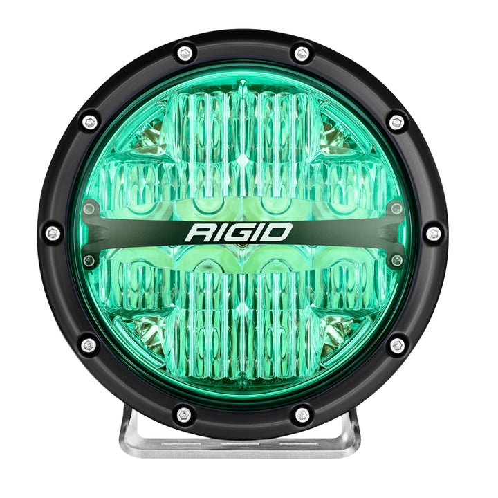 Rigid Industries 360-Series 6in LED Off-Road Drive Beam - RGBW (Pair) - Bull Strap