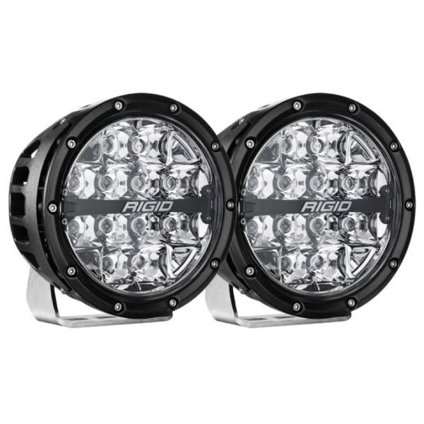 Rigid Industries 360-Series 6in LED Off-Road Spot Beam - RGBW - Bull Strap
