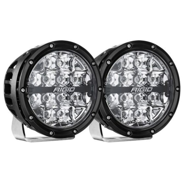 Rigid Industries 360-Series 6in LED Off-Road Spot Beam - RGBW - Bull Strap