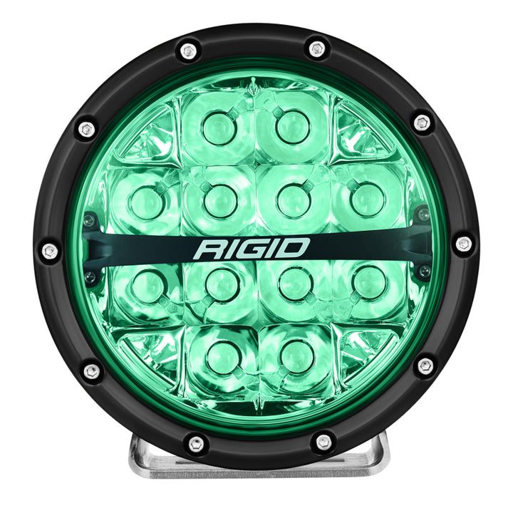 Rigid Industries 360-Series 6in LED Off-Road Spot Beam - RGBW - Bull Strap