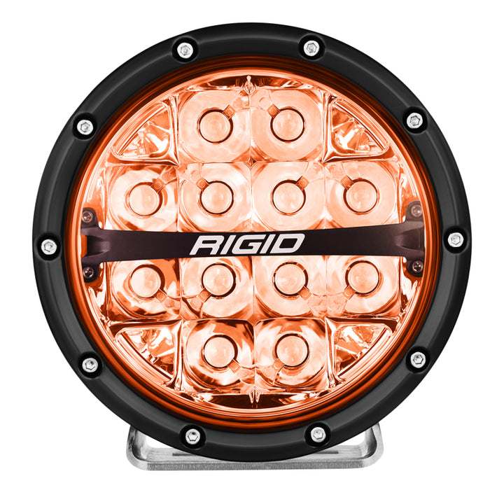 Rigid Industries 360-Series 6in LED Off-Road Spot Beam - RGBW (Pair) - Bull Strap