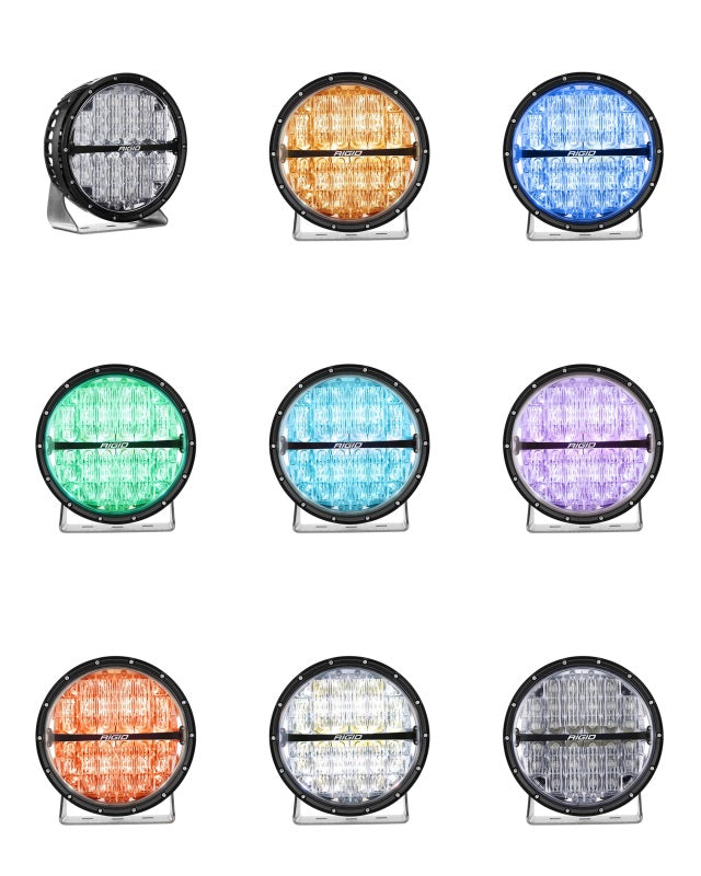 Rigid Industries 360-Series 9in LED Off-Road Drive Beam - RGBW - Bull Strap