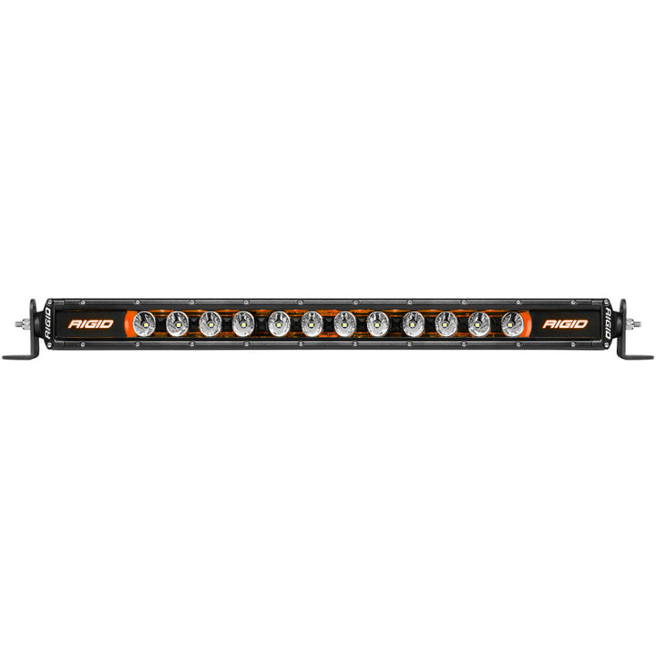 Rigid Industries 40in Radiance Plus SR-Series Single Row LED Light Bar with 8 Backlight Options - Bull Strap