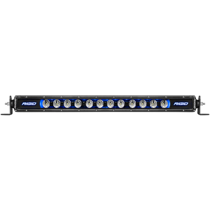 Rigid Industries 40in Radiance Plus SR-Series Single Row LED Light Bar with 8 Backlight Options - Bull Strap