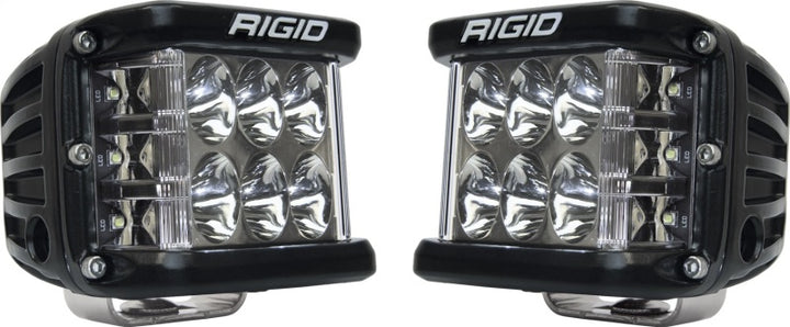 Rigid Industries D-SS - Driving - Set of 2 - Black Housing - Bull Strap