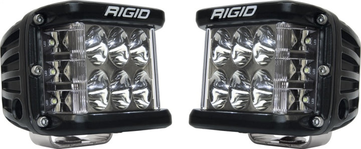 Rigid Industries D-SS - Driving - Set of 2 - Black Housing - Bull Strap