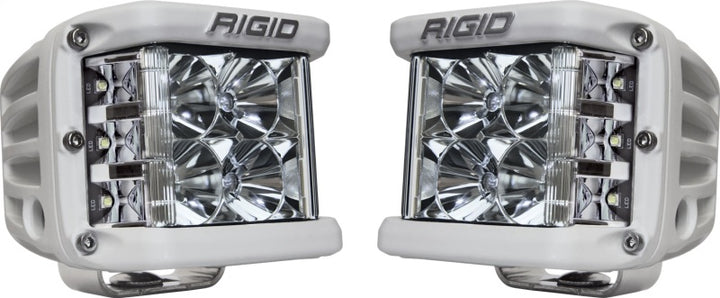 Rigid Industries D-SS - Flood - Set of 2 - White Housing - Bull Strap